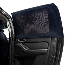 2Packs Universal Car Window Screen for Rear Side Sunshade, black