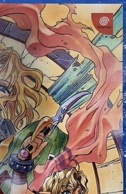 Langrisser Millennium Game Promotional Poster 1999 DC Dreamcast anime Kaishaku