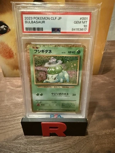 2023 Pokemon JP CLF Trading Card Game Bulbasaur Classic #001 PSA 10 Gem Mint