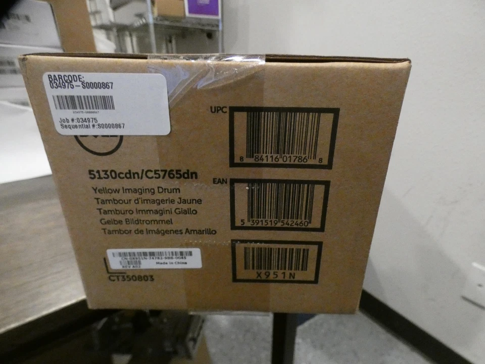 Dell 5130cdn/C5765dn X951N Yellow Imaging Drum CT350803 Brand New OEM/Genuine - Image 4 of 4