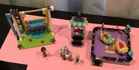 LEGO Friends Amusement Park Bumper Cars (41133) w/ Manual No Box - Complete Set