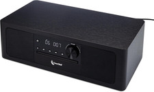 Stereo Shelf System with CD Player, Bluetooth, FM Radio, USB Playback, Aux In, O
