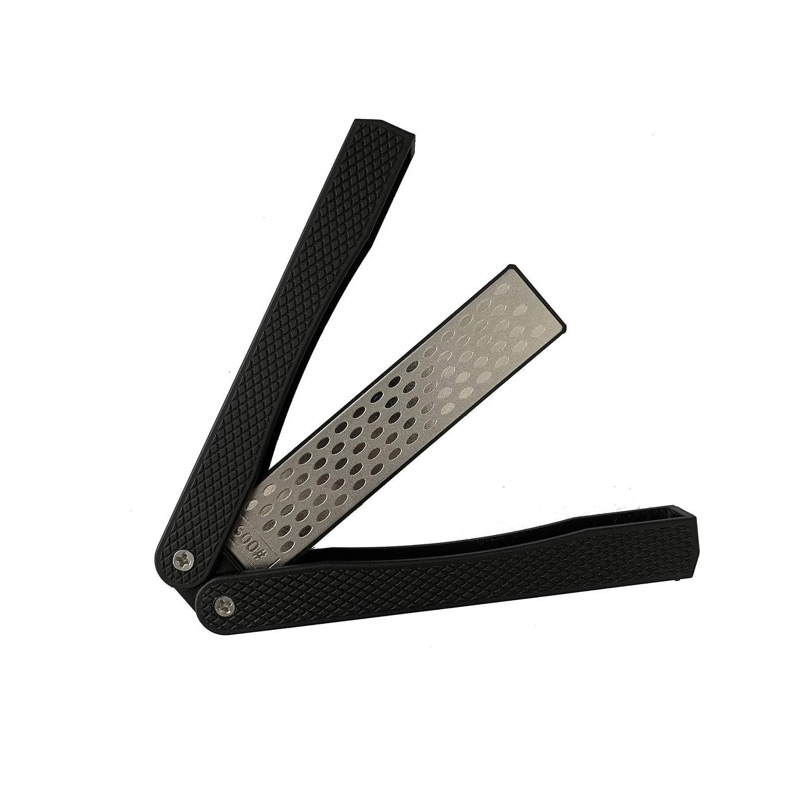 Double Sided Diamond Knife sharpener, Pocket Sharpening Stone, 400/600 Grit F...
