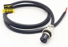 3.28 Ft GX16 2 Pin Single Female Cable, GX16 2Pins Female Head Aviation Cordset