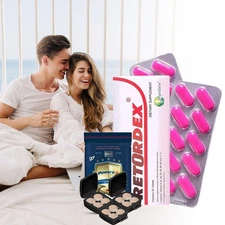 Retordex + PowersX Pills 10X Extra Sex Booster Bed Powers RAW Bull Boost For Men