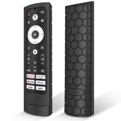Silicone Case for Hisense Voice Remote ERF3A90 2023, Black