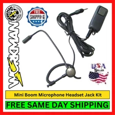 Workman DM400(I) Push-To-Talk Boom Microphone Headset Hands-Free For Northpoint