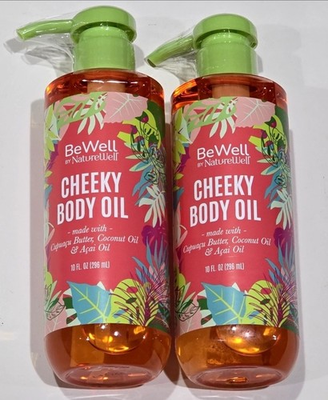 #ad #ad 2 Pack Be Well By Nature Well Cheeky Body Oil Cupuacu Coconut Acai 10oz. $29.95