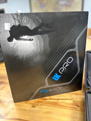 UK Pro BlackPak POV Aqualite Lighting System for Go Pro Action Cameras