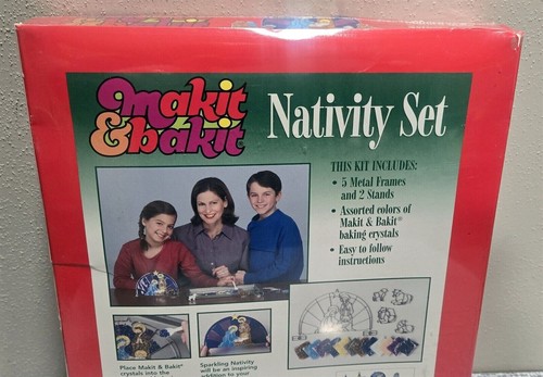 Vintage Makit & Bakit Krippe Set Szene Make It & Bake It VERSIEGELT NOS Quincrafts - Bild 6 von 11