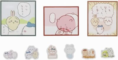 Sunstar Stationery S8587728 Chiikawa Seal Peace Seal Comic