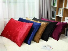 Filled X Large Rectangle Crushed Velvet Floor Seat Soft Cushion Dog Cat Pet Bed
