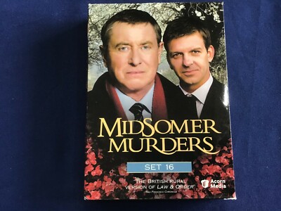 Midsomer Murders Set 16 NTSC Region 1 DVD Set Acorn Media M2212  