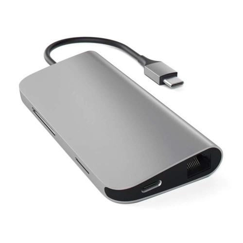 SATECHI Adaptateur Multiport en Aluminium HDMI 4K Port USB-C Gigabit Ethernet... - Picture 2 of 5