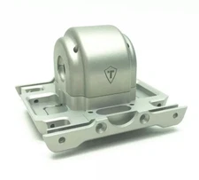 Losi LMT Treal Aluminum Skid/Diff Housing Assembly - Silver!