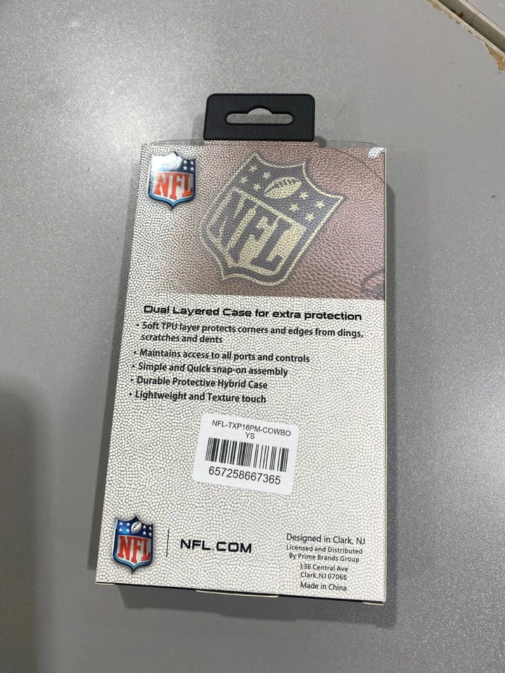 Funda protectora de doble capa Office NFL Dallas Cowboys para Apple iPhone 16 Pro Max Foto 2 de 2