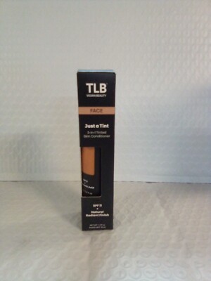 TLB Vegan Beauty Just A Tint 3-in-1 Tinted Skin Conditioner 1 Oz Beige Bombshell