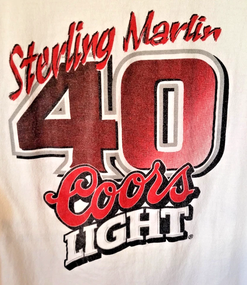 De colección Chase Authentics #40 Sterling Marlin Coors Light Racing XL NASCAR Brickyard Foto 4 de 4