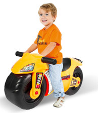 Toddler Kids Motorcycle Motorbike - Balance Bike - Push Along Ride On Car YELLOW