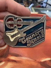 Vintage Country Music Belt Buckle