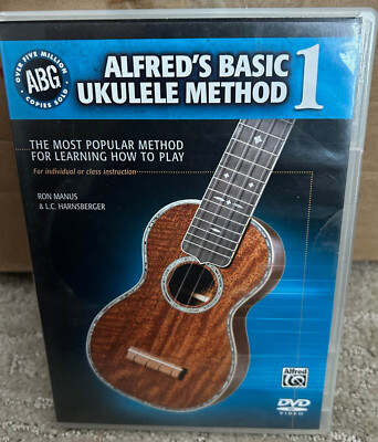 Alfred's Basic Ukulele Method 1 Instructional Lessons Music DVD Video