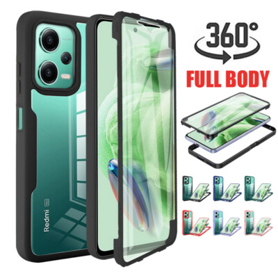 CLEAR FULL BODY 360 Case Cover For Xiaomi Redmi Note 14 13 12 11 Pro 14T Poco X5