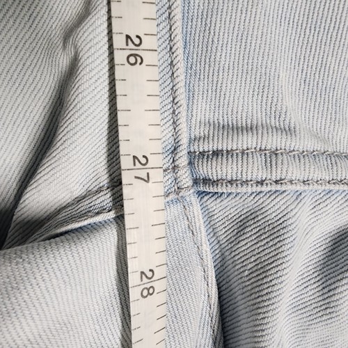 One Teaspoon Awesome Baggies Women's 26 Jeans Blue Denim Light Wash Distressed - Picture 8 of 8