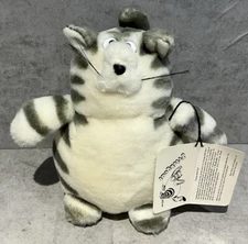 Russ Friskycat Friskies B Kilban Plush Stuffed Animal Gray Kitty Cat Vintage