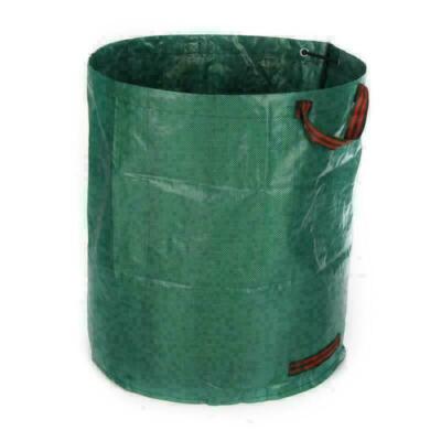SUBEEN Sacchi Per Rifiuti Da Giardino 300L (3 Pezzi) – Riutilizzabili, Impermeabili E Resistenti Con Manico – Verde, Grandi Sacconi Per Foglie E Sfalci - 4