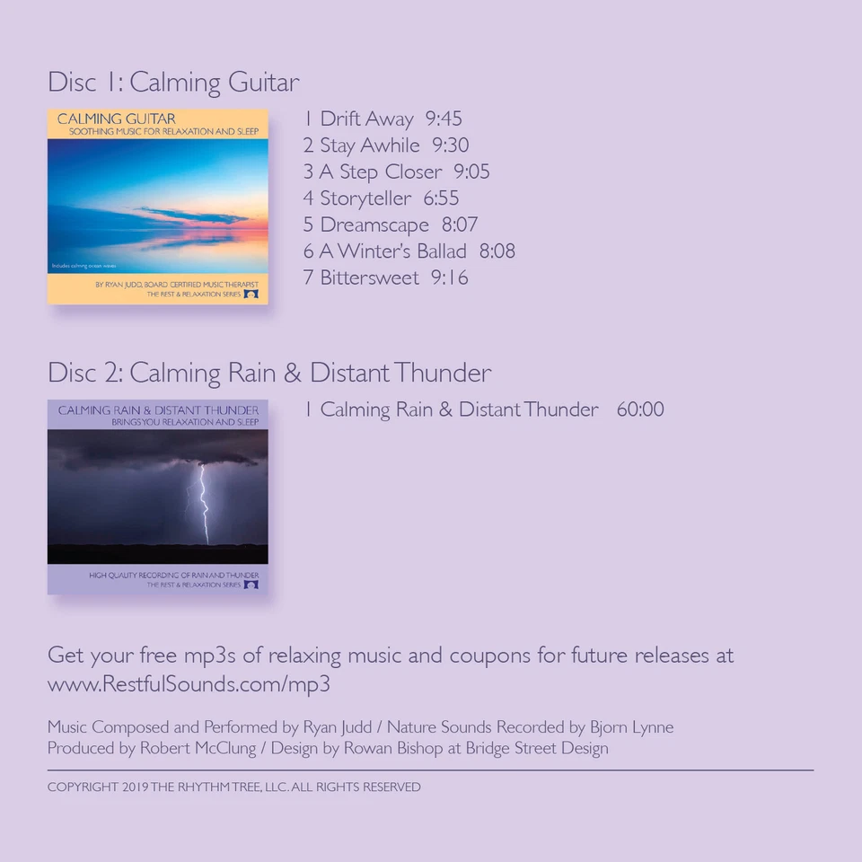 Deep Relaxation Nature Sounds 4 CD Set - for Meditation Relaxation & Sleep, Used - Image 4 of 4