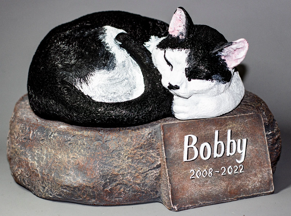 Personalized top cat urns