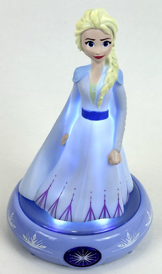 Disney Frozen Elsa Figure 8'' Night Light Tabletop LED Lamp Warm Glowing Color