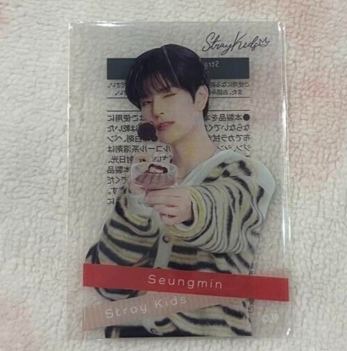 Stray Kids SKZ Seungmin Japan Family Mart Limited Official Clear