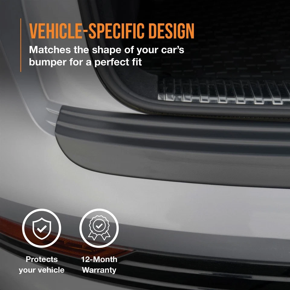 Travall Bumper Protector for BMW X3 (2017- ) ABS Plastic Rear Scratch Guard Trim - Image 3 of 4