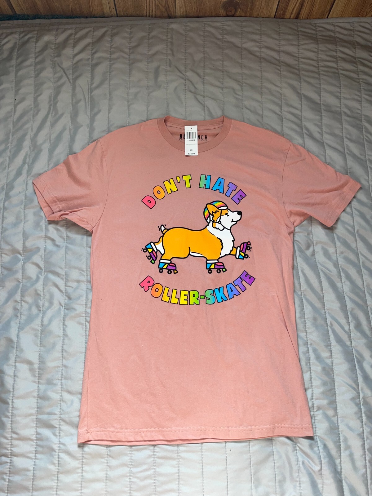 Don't Hate Roller Skate Shirt Large