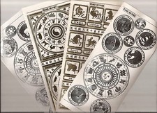 Embossed MD Peel Offs - Chinese Calendar and Zodiac 7401/02/51/52  BOGOF