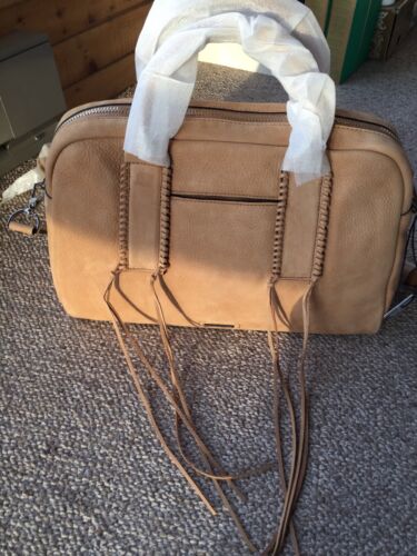 Rebecca Minkoff Large Catch Satchel Crossbody Strap Sand *NEW W/ Tags! MSRP $325 - Picture 5 of 6