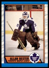 1989-90 O-Pee-Chee Allan Bester . Toronto Maple Leafs #271