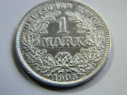 1905 1 One Mark E - Wilhelm II - Germany - Silver .999 - high AU/MS - Picture 4 of 8