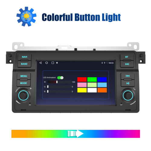 64G Android 13 Apple CarPlay Car Stereo Radio GPS Head Unit For BMW 3 Series E46 - Picture 6 of 14