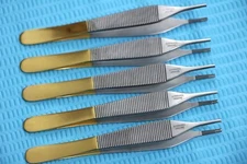 5 T/C GERMAN GRADE  ADSON BROWN TISSUE FORCEP 4.75" WITH TUNGSTEN CARBIDE INSERT