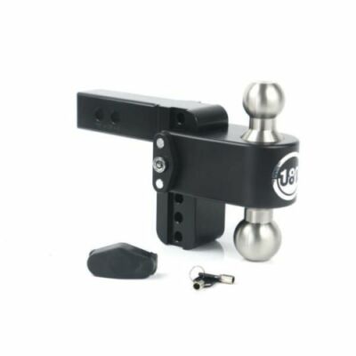 Weigh Safe Hitches LTB4-2-CER-BLA 180 Deg. Cerakote Black 4'' Drop Hitch