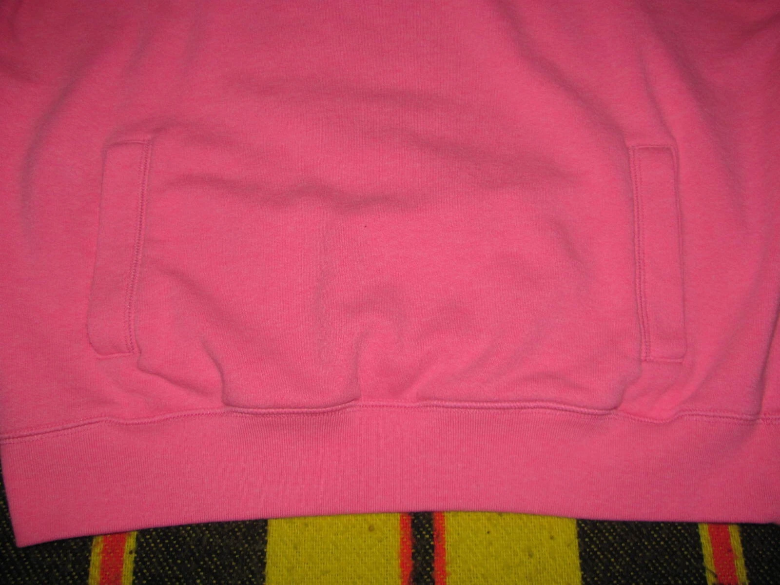 UNDERCOVER Maglione Victoria's Secret taglia S P tasche a canguro 1 4 zip Love rosa ottantasei