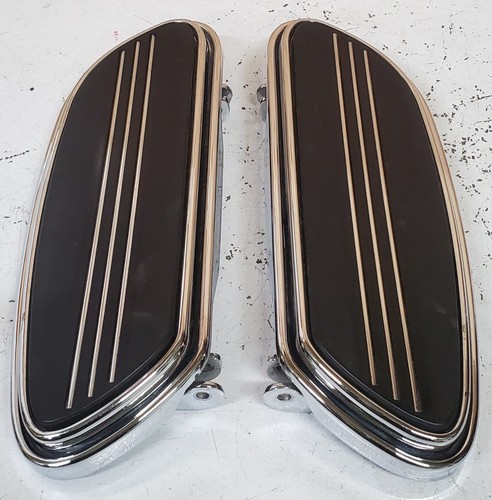 Pointe D’aile Avant Avec Lumière Pour Harley-Davidson FL, FLT, FLST - Noir Et Orange | MCS, Pièce Tuning