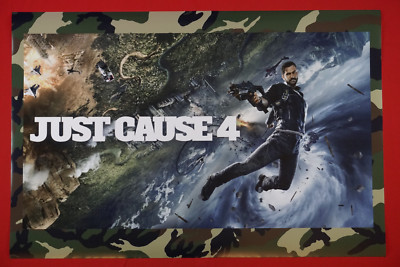Just Cause 4 Action Adventure Conquer World Survival Picture Poster 24X36   JCA4