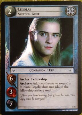 Legolas - Skeptical Guide 19 P 7 - Foil Lord of the Rings TCG LotR 