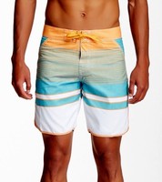 Micros $52 Sz 32 Men's Avalon Stripe Board Short Swimwear With Can Opener Micros $52 Sz 32 Men's Avalon Stripe Board Short Swimwear With Can Opener