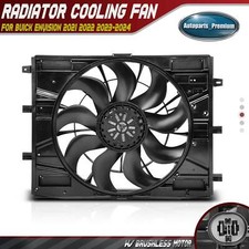 Radiator Fan Assembly w/ Brushless Motor for Buick Envision 2021-2025 L4 2.0L