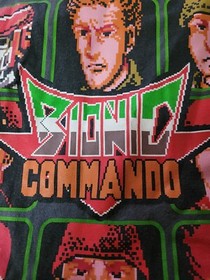 VTG 90s NES Bionic Commando Characters Video Game T Shirt Medium Super RARE