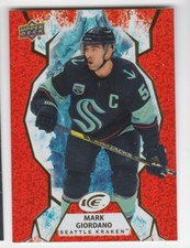 HOCKEY NHL 21/22 ICE MARK GIORDANO ORANGE PARALLEL SEATTLE KRAKEN  #22